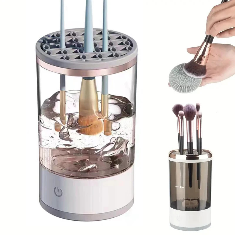 Beauty And Makeup Quotes - 자동 전동 메이크업 브러쉬 클리너 USB