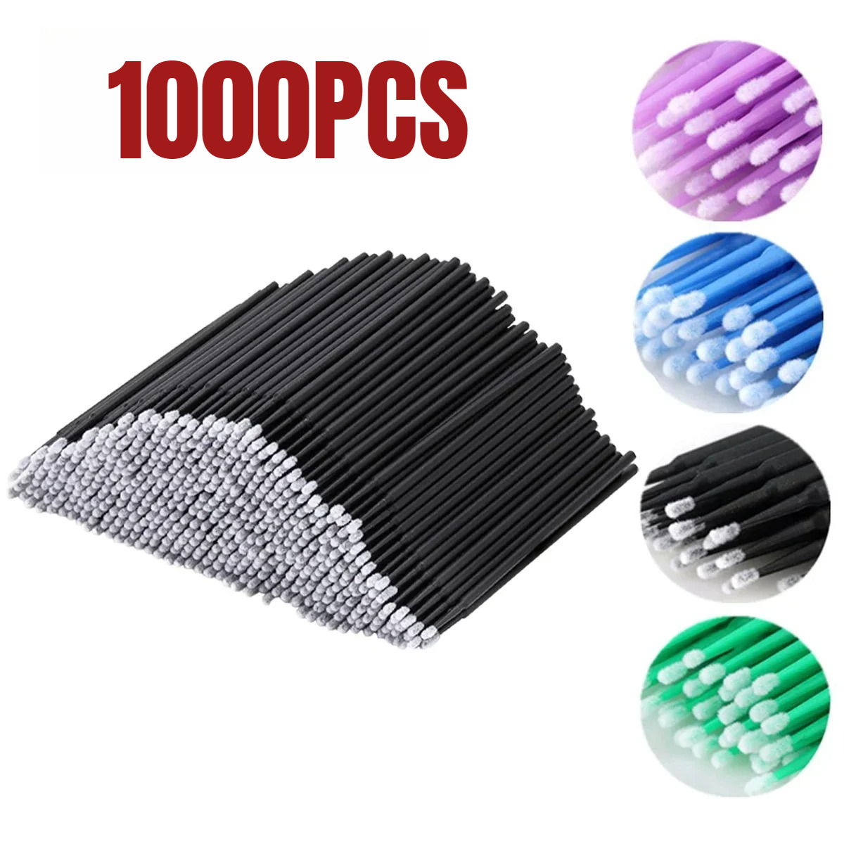 Beauty And Makeup Quotes - 1000/500PCS 속눈썹 청소 브러시 ​​매우 다채로운