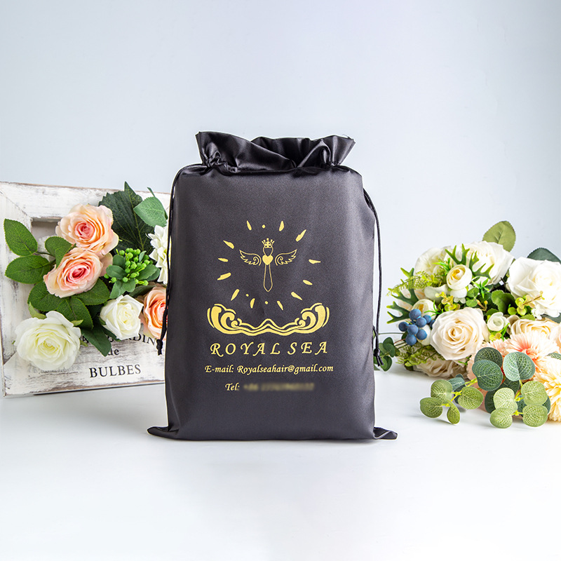 Beauty Makeup Events - 50p 맞춤형 로고 드로스트링 백 새틴