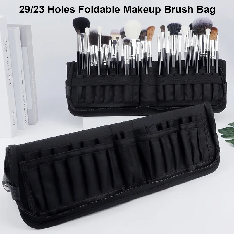 Beauty Makeup Case - 29/23 구멍 접이식 메이크업 브러쉬 가방
