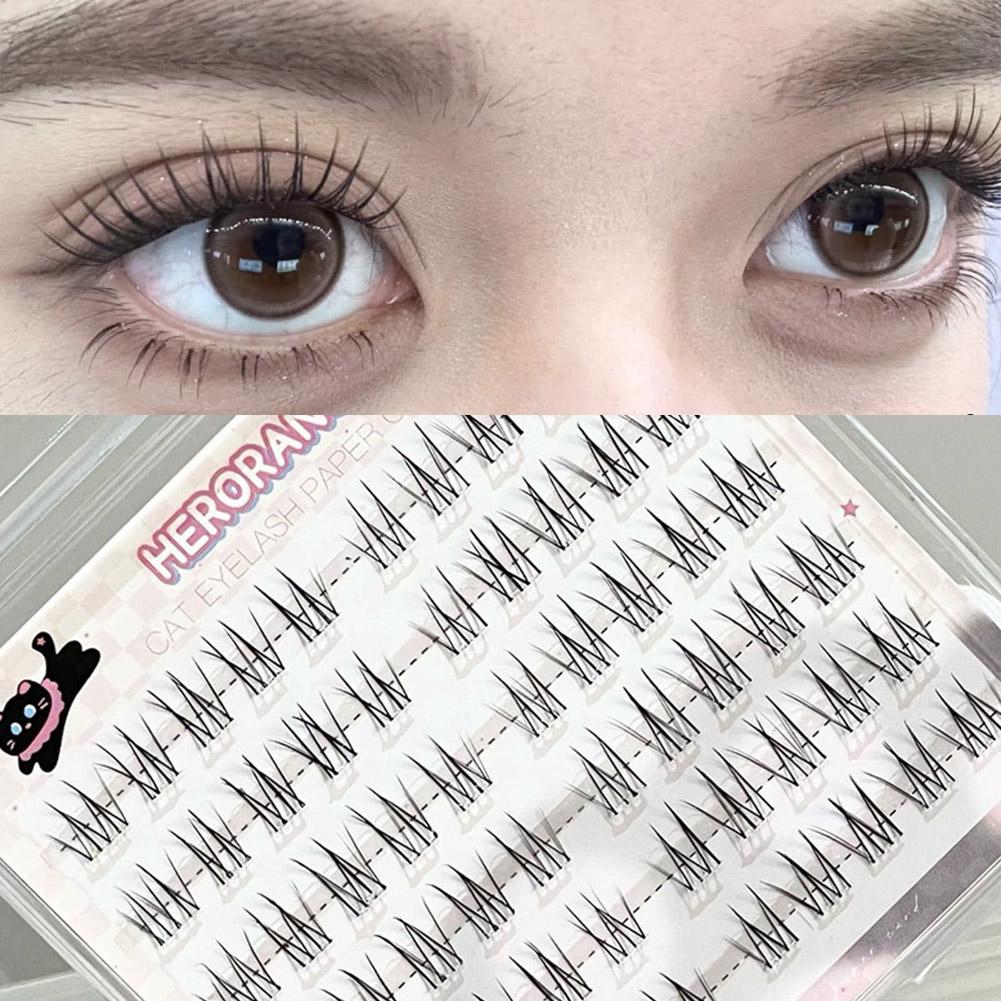 Your Beauty Makeup - 가짜 속눈썹 자연스러운 오래 지속되는 클러스터는