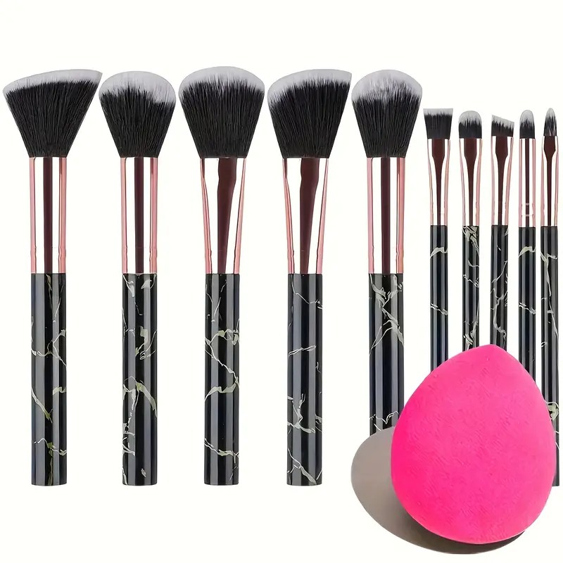 10피스 대리석 브러쉬 세트 + 뷰티 블렌더 |   메 - Beauty Makeup Gift Sets 리뷰 및 가격