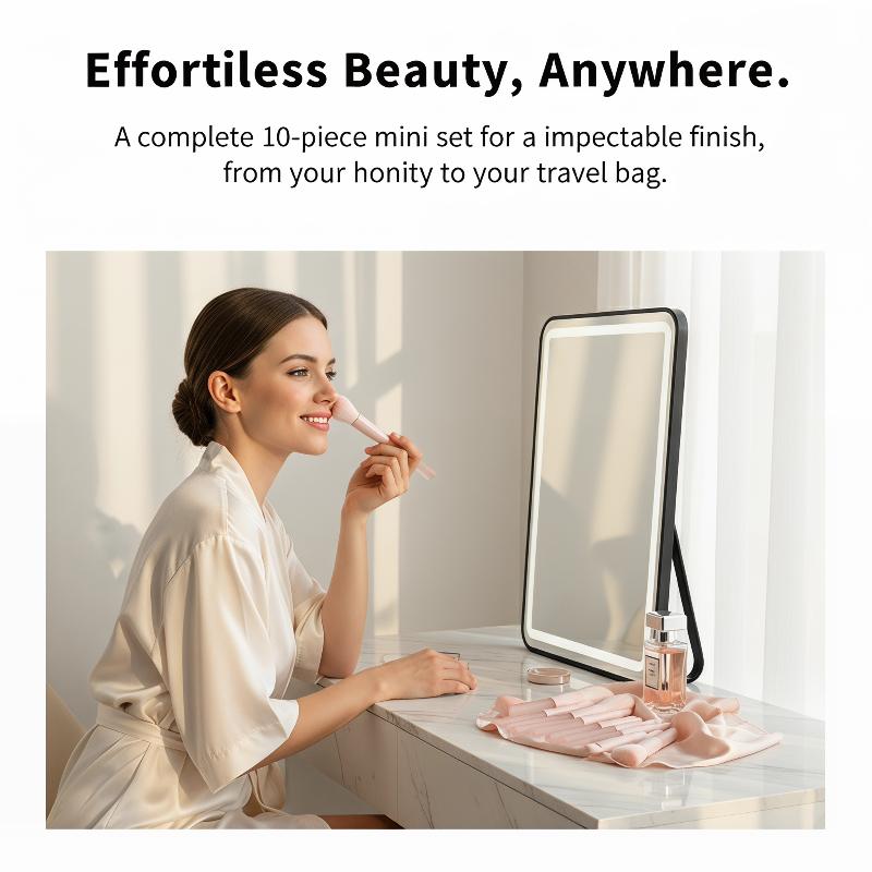 10개 합성 메이크업 브러쉬 세트 파운데이션 파우더 컨 - Beauty Makeup Events 리뷰 및 가격