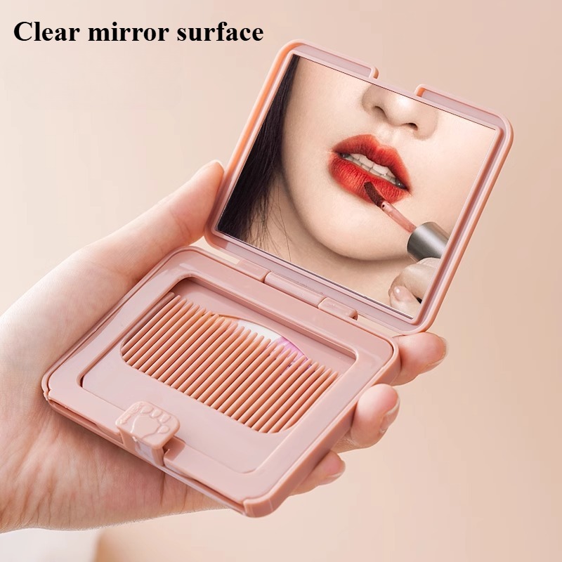 휴대용 거울, 빗, 2-in-1 사각형 접이식 미니 포 - Your Beauty Makeup 리뷰 및 가격