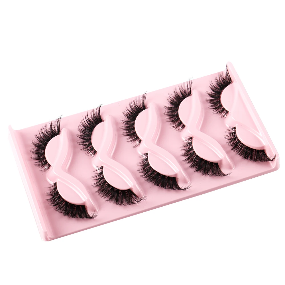 캣아이 5쌍 3D 내추럴 인조 속눈썹 풍성하고 부드러운 - Your Beauty Makeup 리뷰 및 가격
