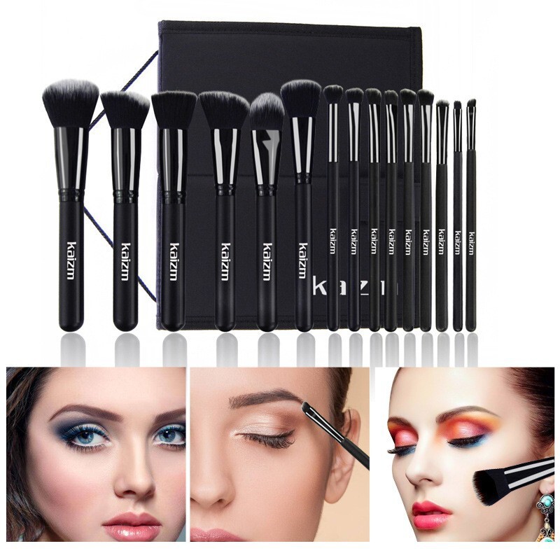 15종 블랙 메이크업 브러쉬 세트, 완벽한 룩을 위한  - Your Beauty Makeup 리뷰 및 가격