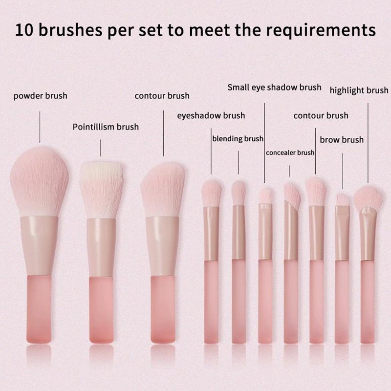 10개 합성 메이크업 브러쉬 세트 파운데이션 파우더 컨 - Beauty Makeup Events 리뷰 및 가격