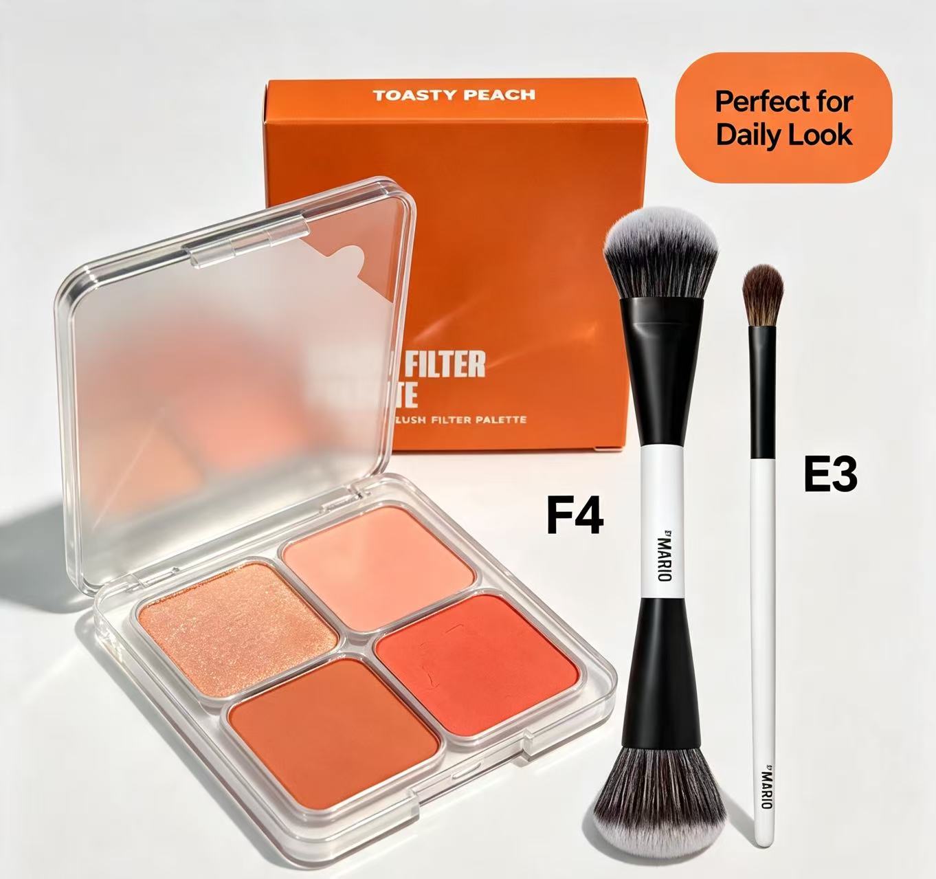 4-in-1 여성용 화장품 블러셔 & 브러쉬 세트 매트 - Beauty Makeup Filter 리뷰 및 가격