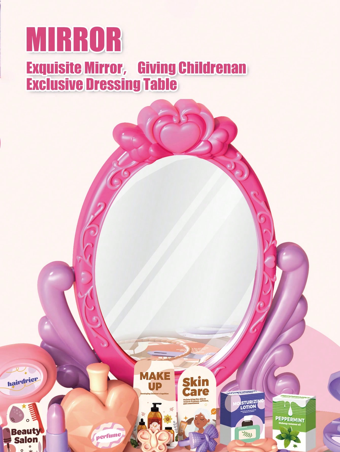 어린이 공주 화장대 장난감 세트 (거울&30종 화장품  - Beauty Makeup Kids 리뷰 및 가격
