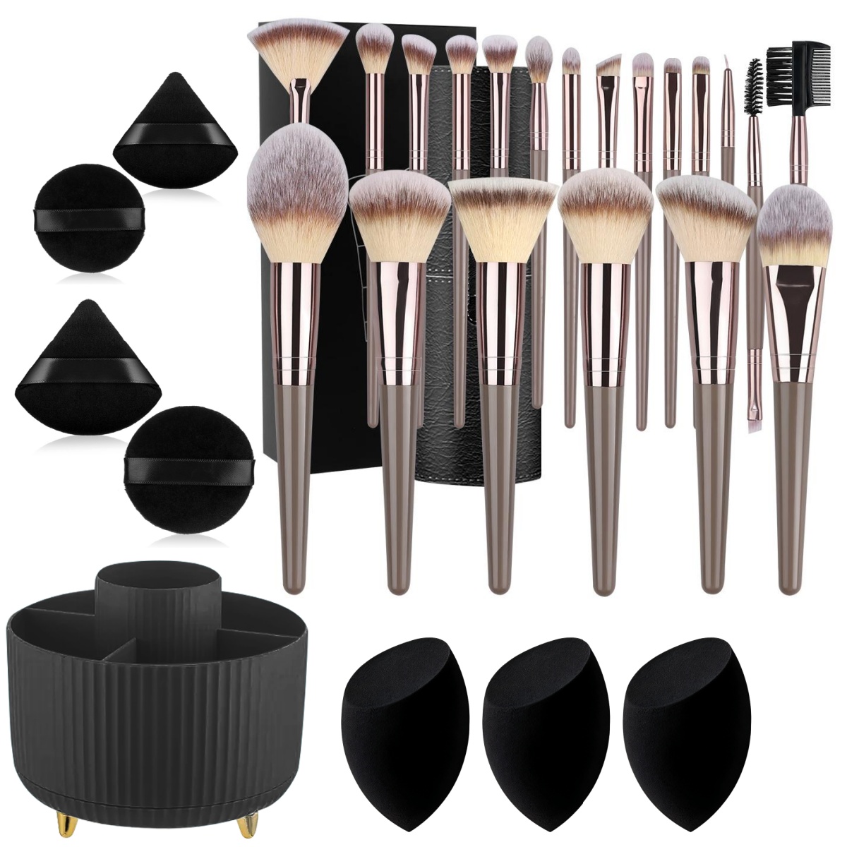 전문가용 1-20개 메이크업 브러쉬 세트 프리미엄 합성 - Beauty Makeup Gift Sets 리뷰 및 가격