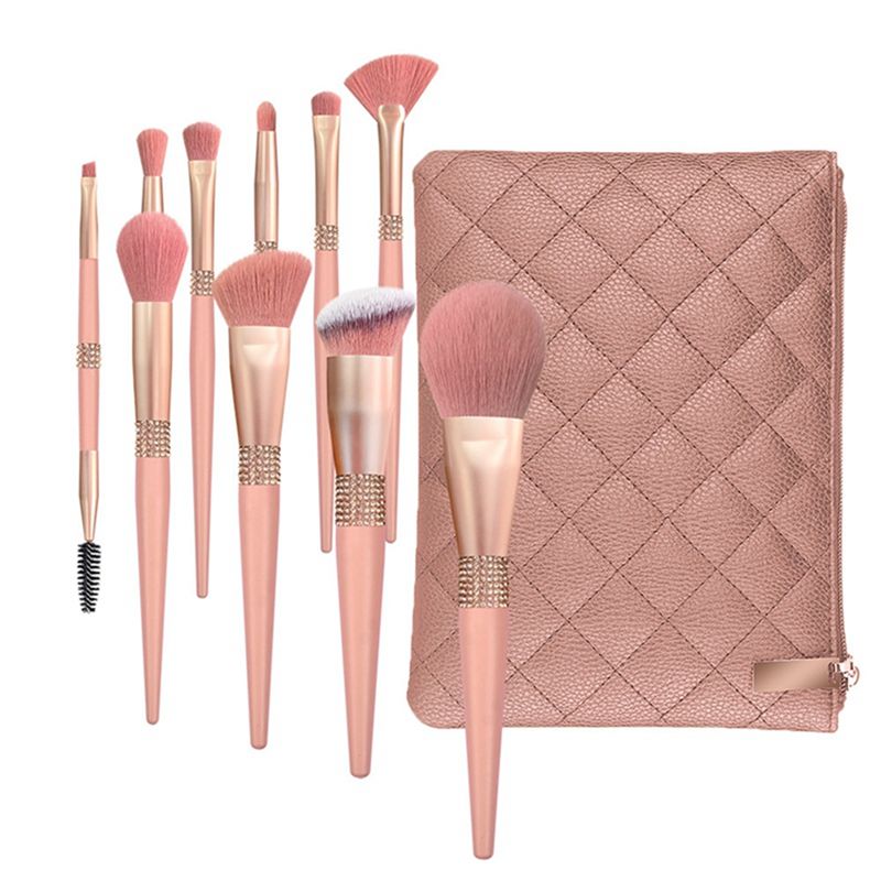 A38F 10개입 코랄 레드 브릴리언트 메이크업 브러쉬 - Beauty Makeup Filter 리뷰 및 가격