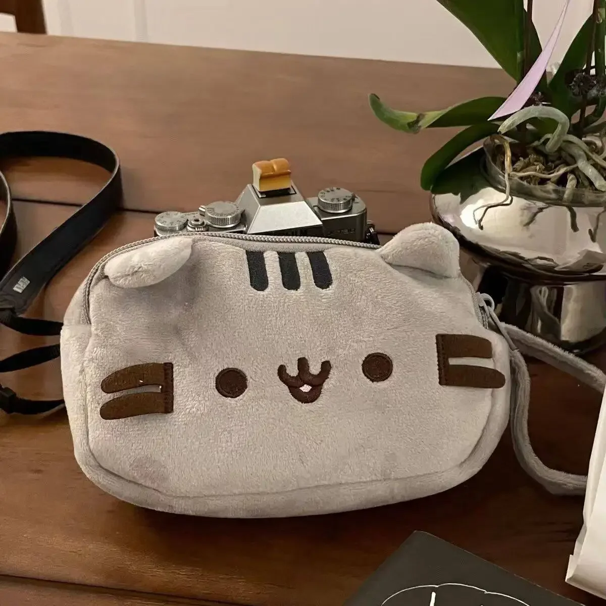 귀여운 Pusheen 연필 케이스 만화 뚱뚱한 고양이  - Beauty Makeup Case 리뷰 및 가격