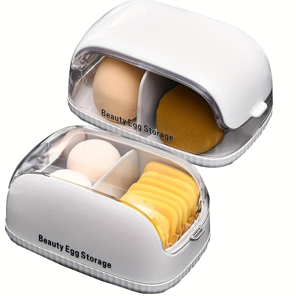 듀얼 컴파트먼트 뷰티 스펀지 보관함 투명 뚜껑 메이크업 - Beauty Makeup Case 리뷰 및 가격