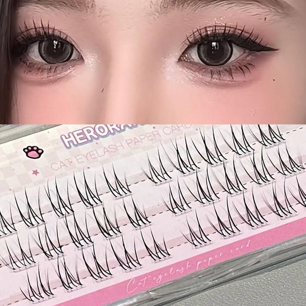 가짜 속눈썹 자연스러운 오래 지속되는 클러스터는 눈을  - Your Beauty Makeup 리뷰 및 가격